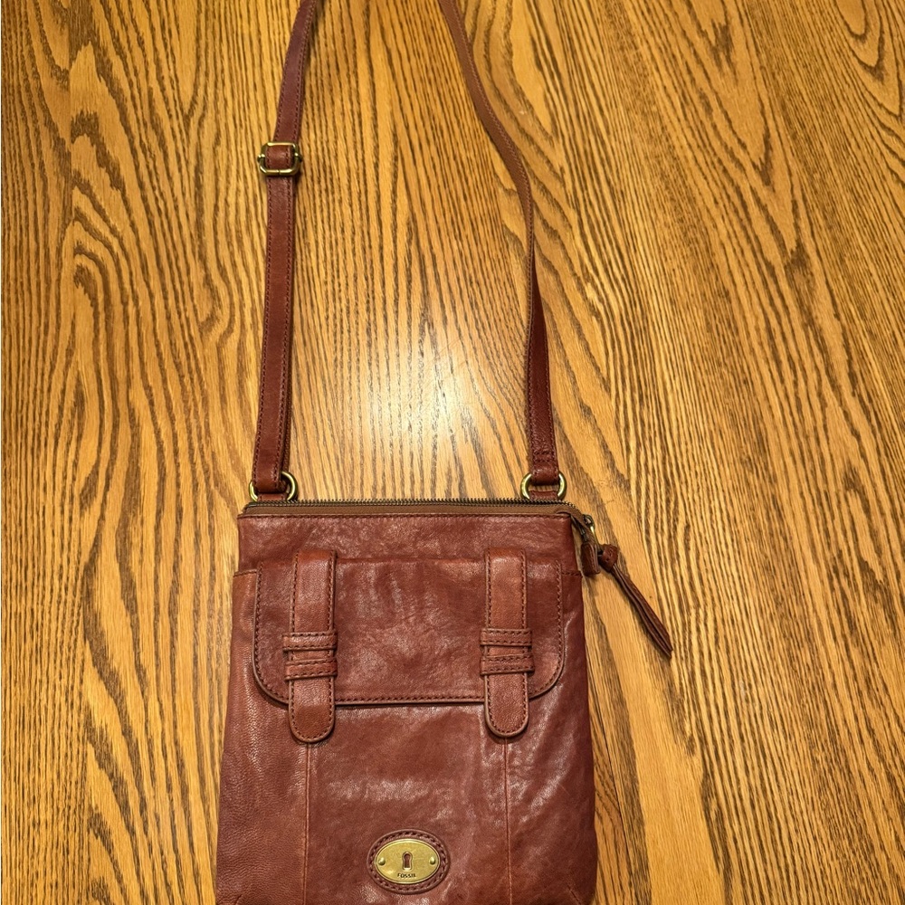 Fossil Brown Crossbody Bag